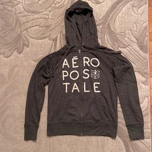 Aeropostale juniors zip up hoodie
